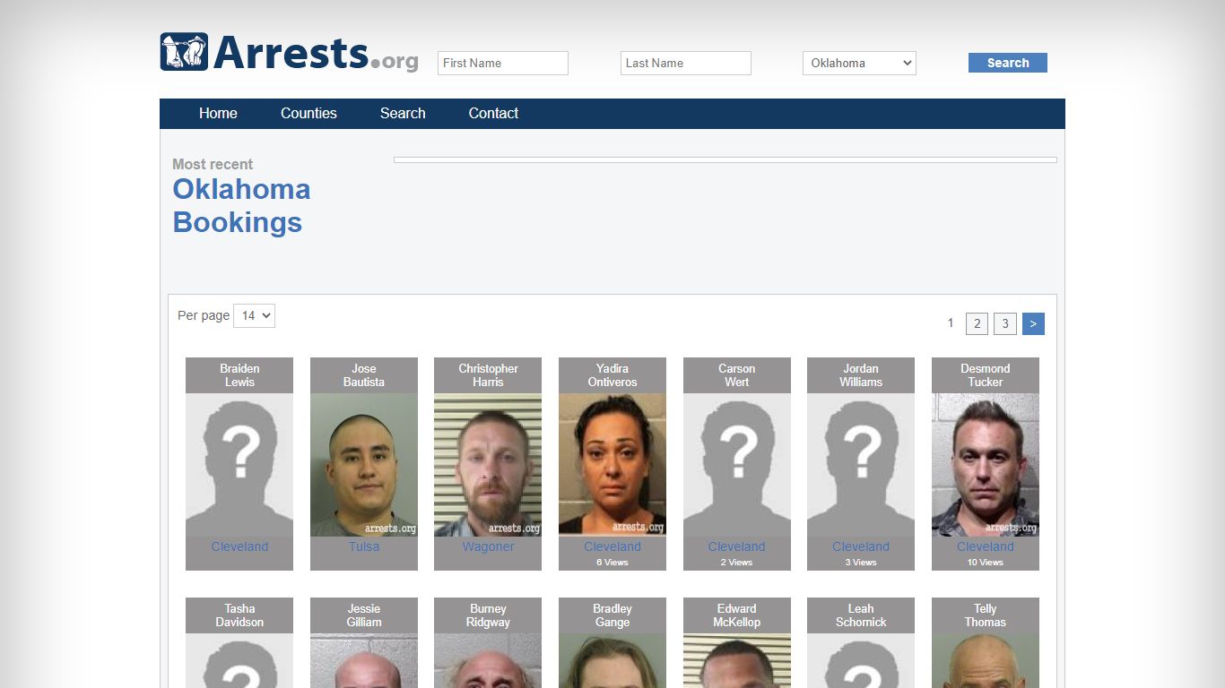 Oklahoma Arrests and Inmate Search