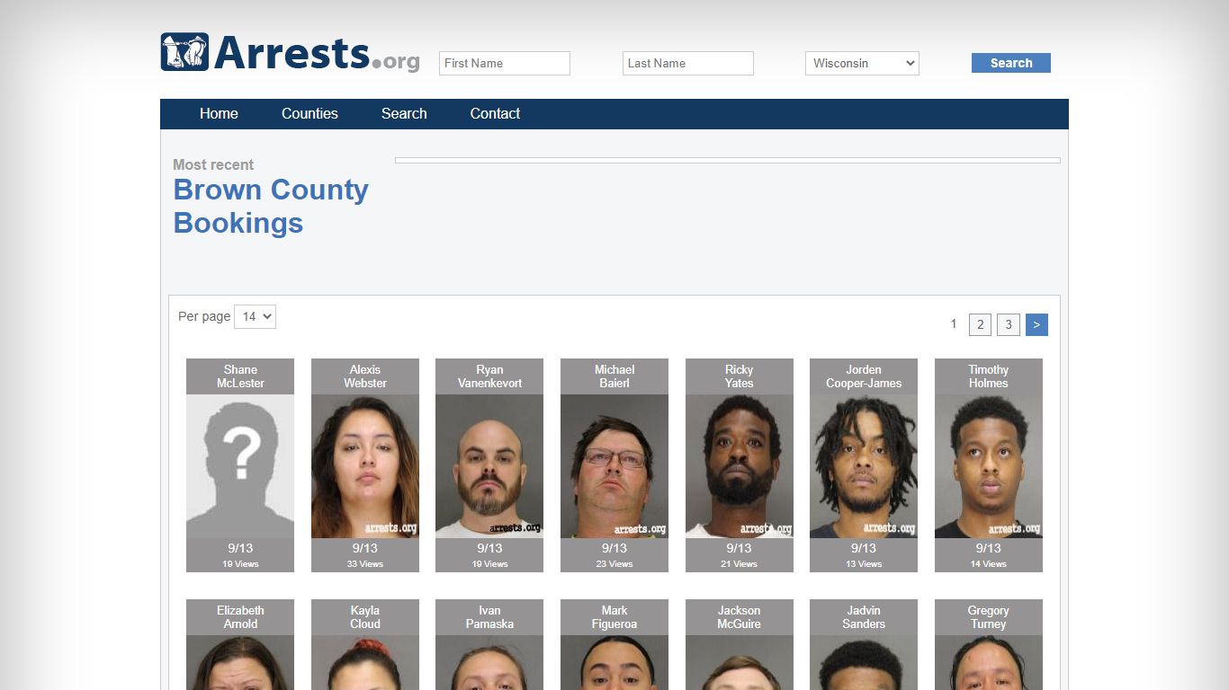 Brown County Arrests and Inmate Search